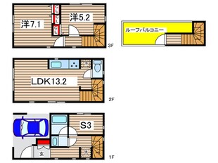 Kolet武蔵新城#06の物件間取画像